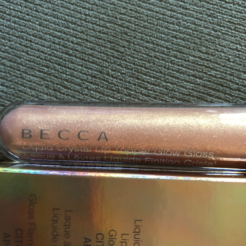 BECCA LIQUID CRYSTAL LIP TOPPER  CITRINE & APRICOT